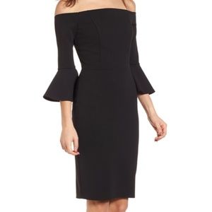 NWT Soprano Flare Sleeve Off the Shoulder Dress